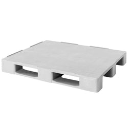 (3 sztuki) – Paleta plastikowa EPAL Euro – ładowność: 4000 kg – Szara