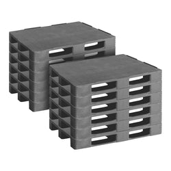 (12 sztuk) – paleta euro EPAL z tworzywa sztucznego pochodzącego z recyklingu – ładowność: 1000 kg – ciemnoszary