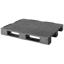 (12 sztuk) – paleta euro EPAL z tworzywa sztucznego pochodzącego z recyklingu – ładowność: 1000 kg – ciemnoszary