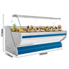 Refrigerated counter - 3000 mm - with backlight - blue front panel, image 2 of 12