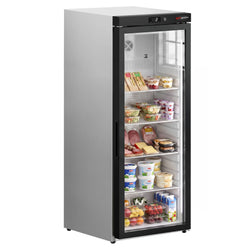 Refrigerated storage cabinet PREMIUM – stainless steel – 533 L – with 1 glass door, image 3 of 11