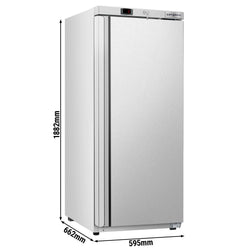 Szafa chłodnicza ze stali nierdzewnej ECO - 400L - 1‑drzwiowa - wewnętrzna strona drzwi z ABS