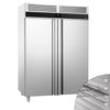 Szafa chłodnicza PREMIUM – stal nierdzewna – GN 2/1 – 1400 L – z 2 drzwiami – z izolacją 85 mm