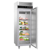 Commercial Upright Fridge Stainless steel PREMIUM - GN 2/1 - 700L - with 1 door & Support grids