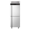 Commercial Upright Fridge Stainless steel PREMIUM - GN 2/1 - 700L - with 2 half doors