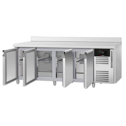 Stół chłodniczy ECO - 2230x700 mm - z 4 drzwiami