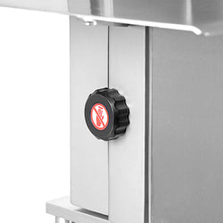 Elektryczna piła do kości z anodowanego aluminium - długość taśmy: 1650mm - maks. wysokość cięcia: 218mm - 750W