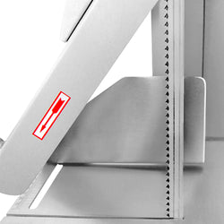 Elektryczna piła do kości z anodowanego aluminium - długość taśmy: 1650mm - maks. wysokość cięcia: 218mm - 750W