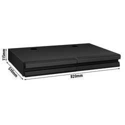 Szuflada na fusy z kawy – podwójna – 820 x 510 x 115 mm – z uderzakiem – matowa czerń