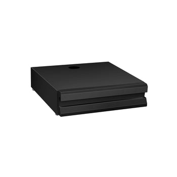 Szuflada na fusy z kawy - pojedyncza - 410 x 510 x 115 mm - z wybijakiem - matowa czerń - Prime Gastro