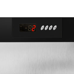 Lagerkühlschrank Edelstahl PREMIUM - 400 Liter - mit 1 Tür - Innenseite der Tür aus Kunststoff