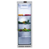 Commercial Upright Storage Fridge Stainless Steel ECO - 400L - with 1 Glass Door