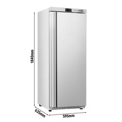 Chłodziarka do przechowywania ze stali nierdzewnej ECO - 400 litrów - z 1 drzwiami
