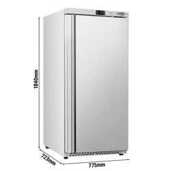 Chłodziarka do przechowywania ze stali nierdzewnej ECO - 600 litrów - z 1 drzwiami