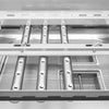 Zmywarka z przenośnikiem koszowym – 11,25 kW – cyfrowa – z pompą detergentu i pompą nabłyszczacza