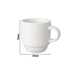 (6 sztuk) BUDGETLINE - Filiżanka do kawy Mammoet - 14 cl - Biała