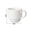 (12 szt.) Filiżanka do kawy Mammoet BUDGETLINE – Ø 80 mm – 200 ml – biała