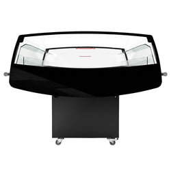 Kühltheke / Kühlinsel - 1250mm - 230 Liter - Neigbare Ausstellungsfläche