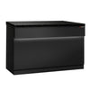 Stolik kasowy TORONTO - Panel przedni Czarny - Blat roboczy Czarny granit - 1150x880mm