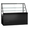 Witryna chłodnicza TORONTO - 2000x880mm - 1500L - Czarny mat - 2 półki - z oświetleniem LED - podwójna szyba - blat granitowy Czarny