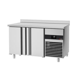 Commercial Counter Fridge PREMIUM - 1400x600mm - with 2 doors - capacity 250 litres