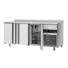 PREMIUM Refrigerated Table -1860x600 mm - with 3 doors & rear panel