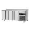 PREMIUM Refrigerated Table -1860x600 mm - with 3 doors & rear panel