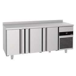 PREMIUM Refrigerated Table -1860x600 mm - with 3 doors & rear panel