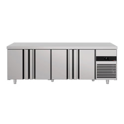 Stół chłodniczy PREMIUM – 2330 x 700 mm – z 4 drzwiami