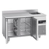 Stół chłodniczy PREMIUM - 1430x720mm - 270L - z 2 drzwiami - z 1 komorami prawa