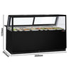 Serve Over Counter KAISA - 2000x1048mm - double glazing - capacity 560 litres