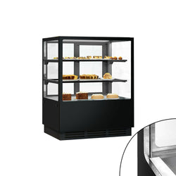 Witryny ekspozycyjne na ciasta - 1000 mm - z oświetleniem LED & 2 półkami