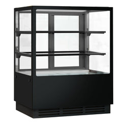 Witryny ekspozycyjne na ciasta - 1000 mm - z oświetleniem LED & 2 półkami