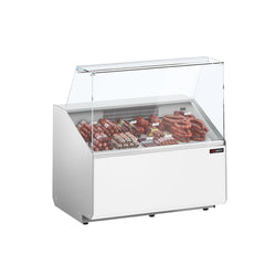 Witryna chłodnicza - 944x979mm - 200L - Biały - front Biały - z 1 drzwiami - 1 półki - na rynek PL