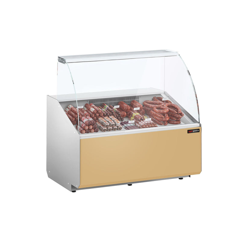Witryna chłodnicza - 944x979mm - 200L - front Beżowy - z 1 drzwiami - na rynek PL