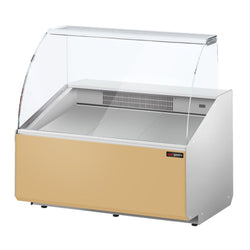 Witryna chłodnicza - 944x979mm - 200L - front Beżowy - z 1 drzwiami - na rynek PL