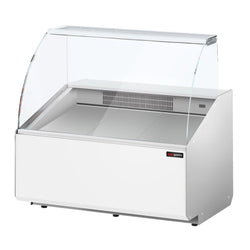 Witryna chłodnicza - 944x979mm - 200L - front Biały - z 1 drzwiami