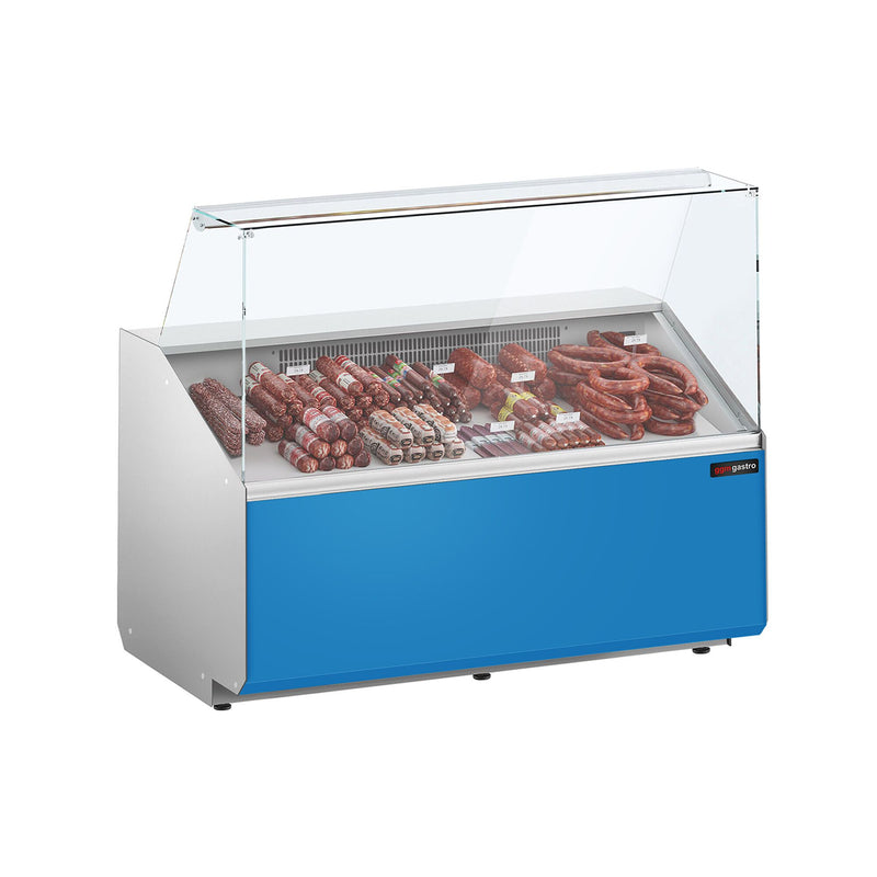 Witryna chłodnicza - 1256x979mm - 262L - front Hellblau - z 2 drzwiami - 1 półki