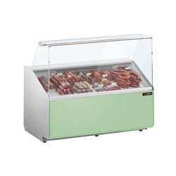Witryna chłodnicza - 1256x979mm - 262L - front Panel przedni Hellgrün - z 2 drzwiami - na rynek PL