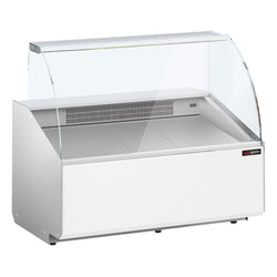 Witryna chłodnicza - 1256x979mm - 262L - front Biały - z 2 drzwiami
