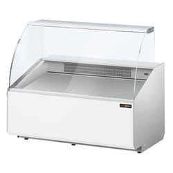 Witryna chłodnicza - 1256x979mm - 262L - front Biały - z 2 drzwiami