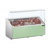 Refrigerated display counter – 1600 mm – light green front panel