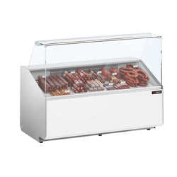 Witryna chłodnicza - 1568x979mm - 324L - front Biały - z 2 drzwiami