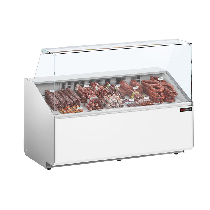 Witryna chłodnicza - 1568x979mm - 324L - front Biały - z 2 drzwiami