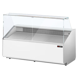 Witryna chłodnicza - 1881x979mm - 387L - front biały - z 3 drzwiami