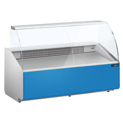 Witryna chłodnicza - 1881x979mm - 387L - front Hellblau - z 3 drzwiami