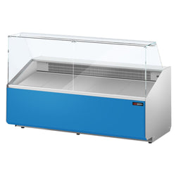 Witryna chłodnicza - 2506x979mm - 512L - front Hellblau - z 4 drzwiami