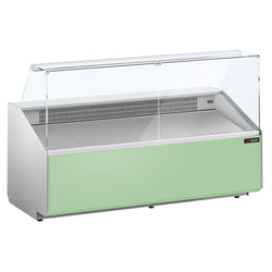 Witryna chłodnicza - 2506x979mm - 512L - front Hellgrün - z 4 drzwiami