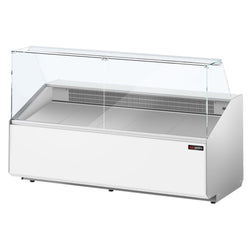 Witryna chłodnicza - 2506x979mm - 512L - front Biały - z 4 drzwiami