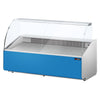 Witryna chłodnicza - 2506x979mm - 512L - front Hellblau - z 4 drzwiami - 1 półki